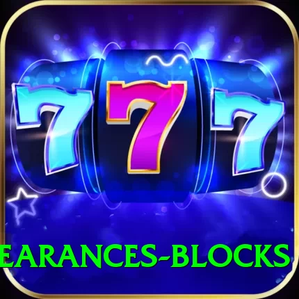 clearances blocks - 2